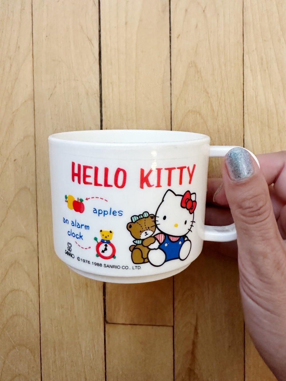 Vintage 1988 Hello Kitty Kids Cup by Sanrio